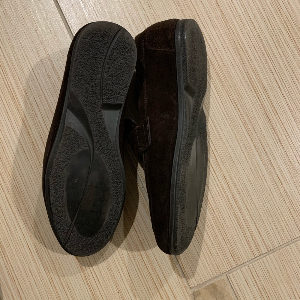 Ferragamo Brown Suede Leather Loafers - Picture 4 of 8